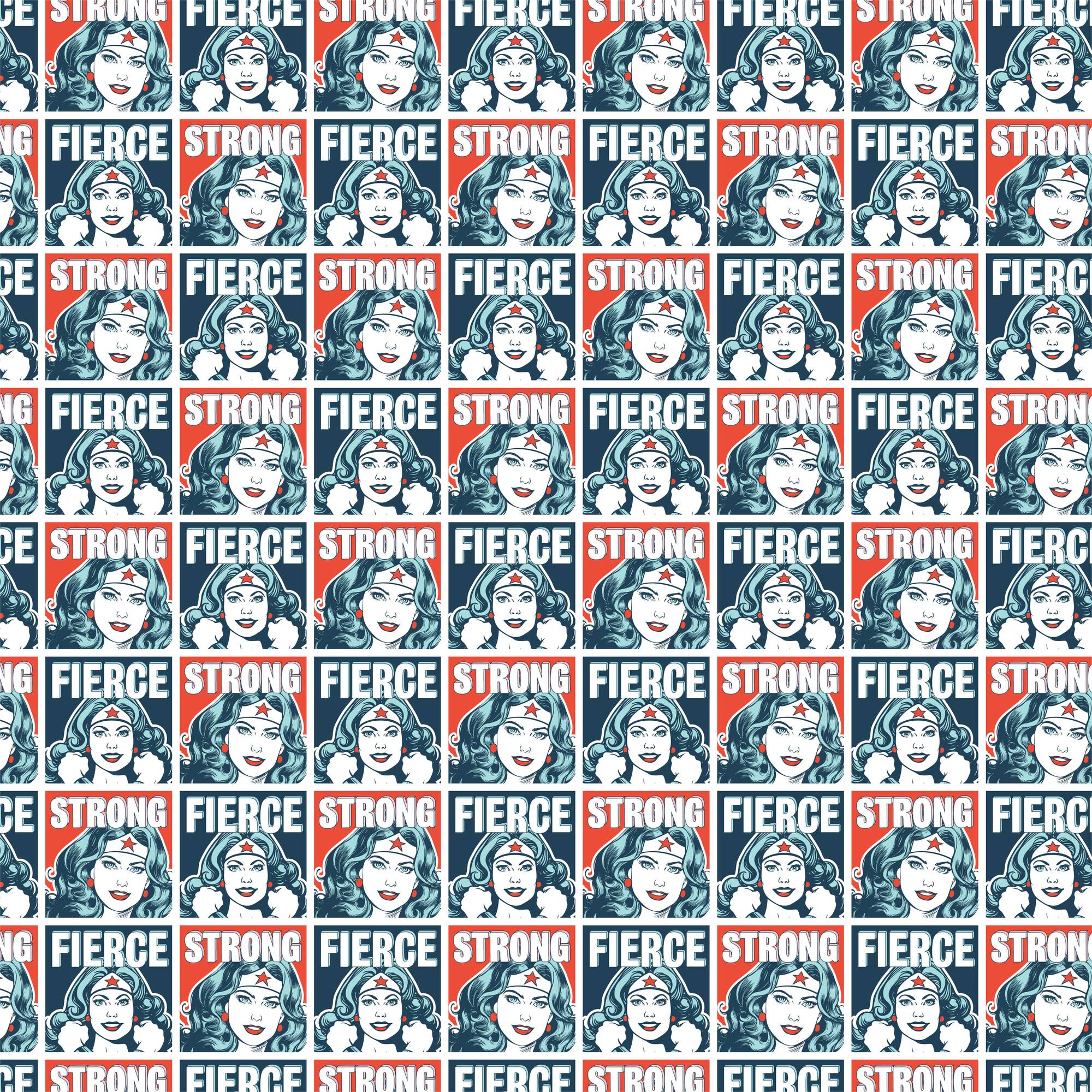 DC Comics Wonder Woman™ Strong & Fierce Cotton Fabric